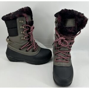 The North Face‎ Shellista IV Luxe Waterproof Winter Boots Gray Black WM's 5 NEW